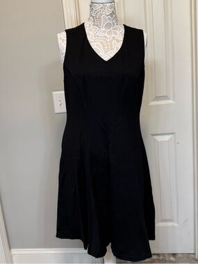 CAbi Black Ponte Performance Dress Style #3649